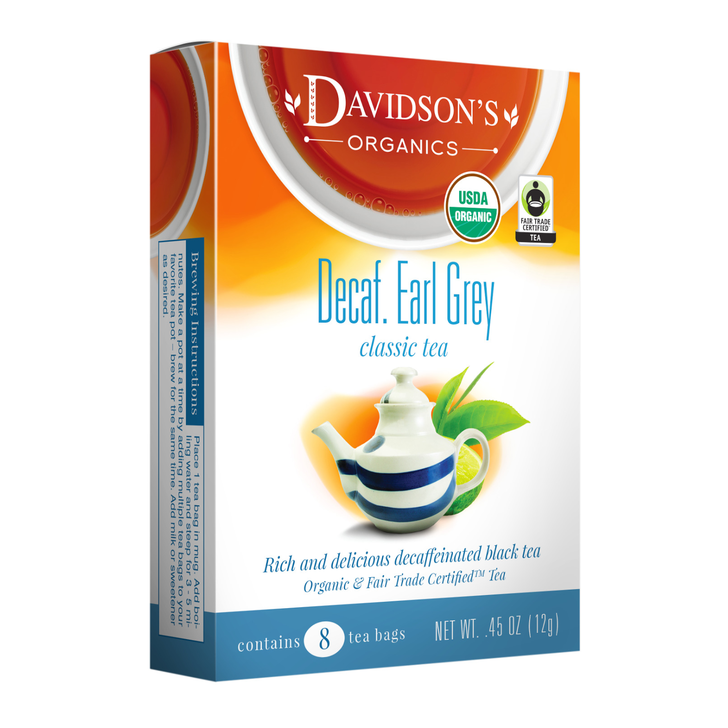 Decaffeinated Earl Grey – Davidson's Organics