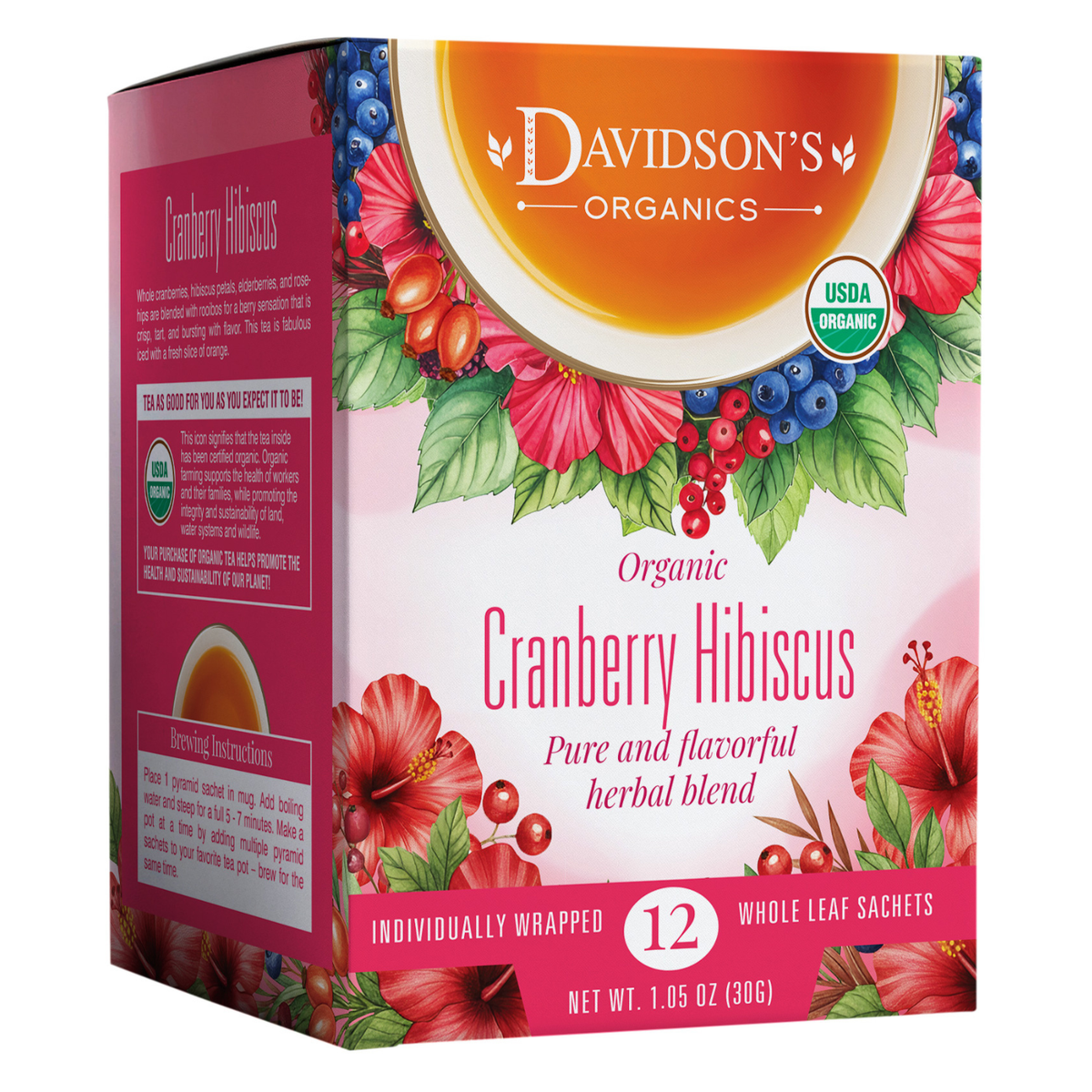 NEW - Cranberry Hibiscus – Davidson's Organics NEW - Cranberry Hibiscus – Davidson's Organics