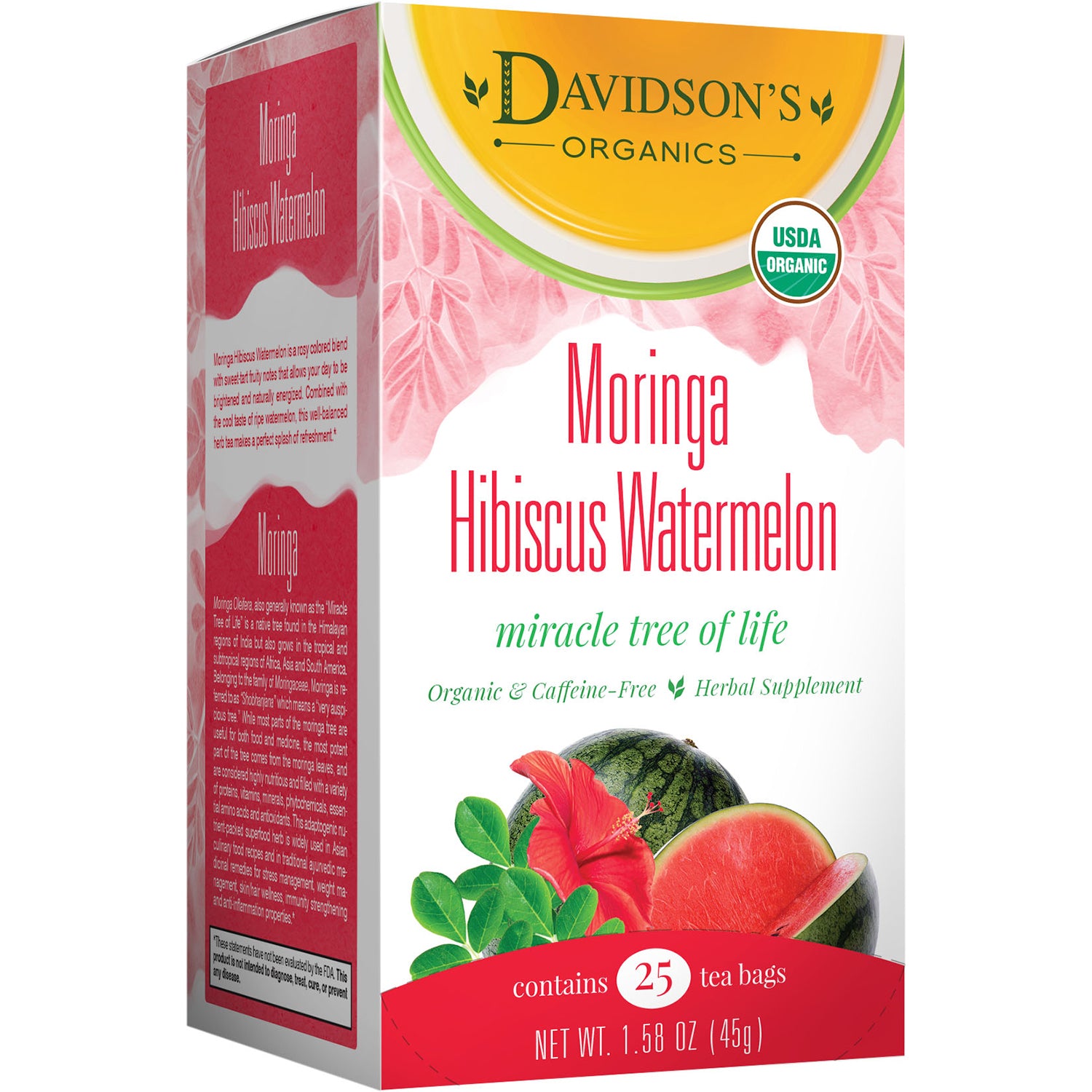 Moringa Hibiscus Watermelon – Davidson's Organics